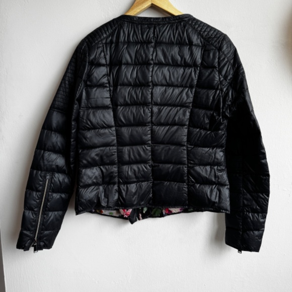 BCBGeneration Motorcycle Down Puffer Jacket - Size M - Picture 7 of 9